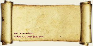 Angelina Perušinović vizit kartica